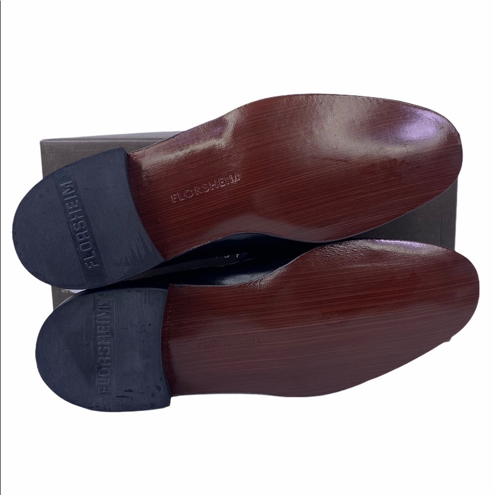 Florsheim Como Moc Toe Tassle Loafer Black Shoes - Picture 7 of 13